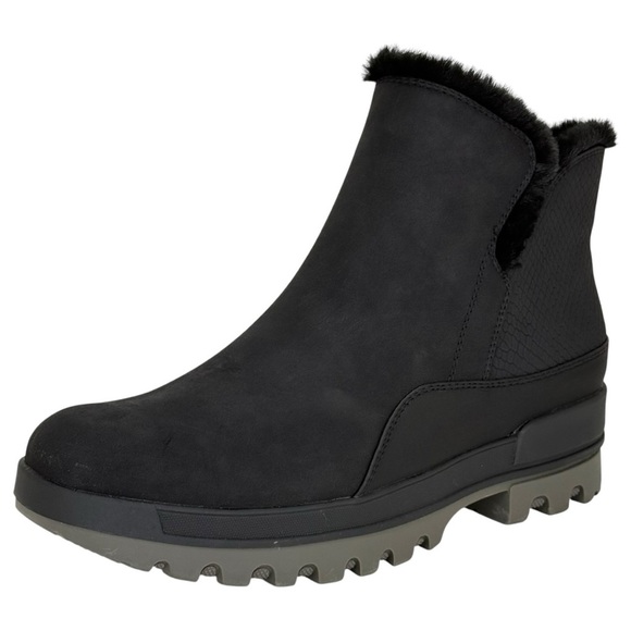 Baretraps Noemi Black Faux Leather Water-Resistant Womens Ankle Boots Size 9M - Picture 2 of 9